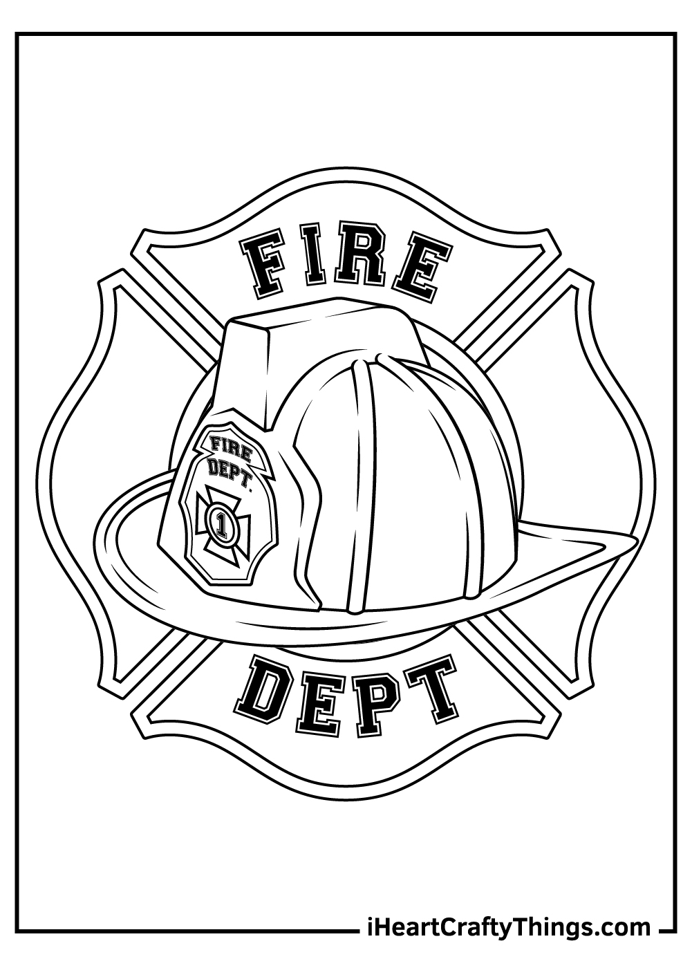 60 Printable Fireman Coloring Pages 23