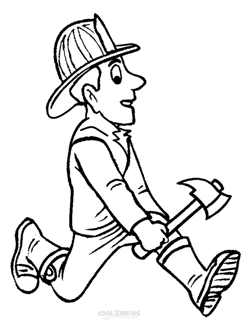 60 Printable Fireman Coloring Pages 43