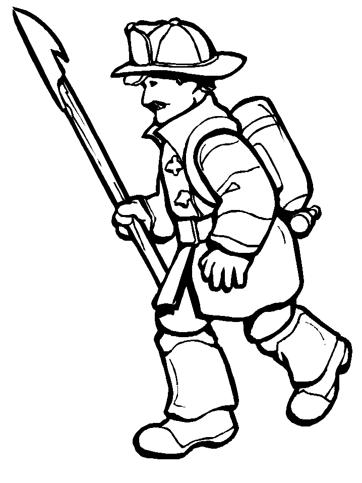 60 Printable Fireman Coloring Pages 44