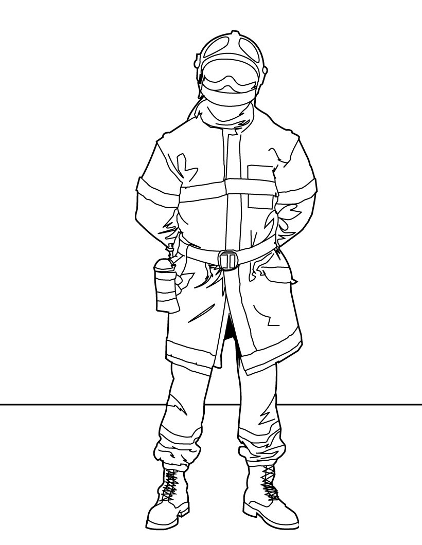 60 Printable Fireman Coloring Pages 46