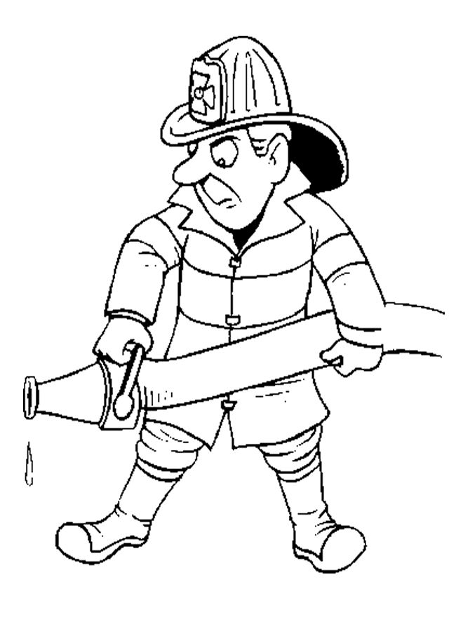 60 Printable Fireman Coloring Pages 47