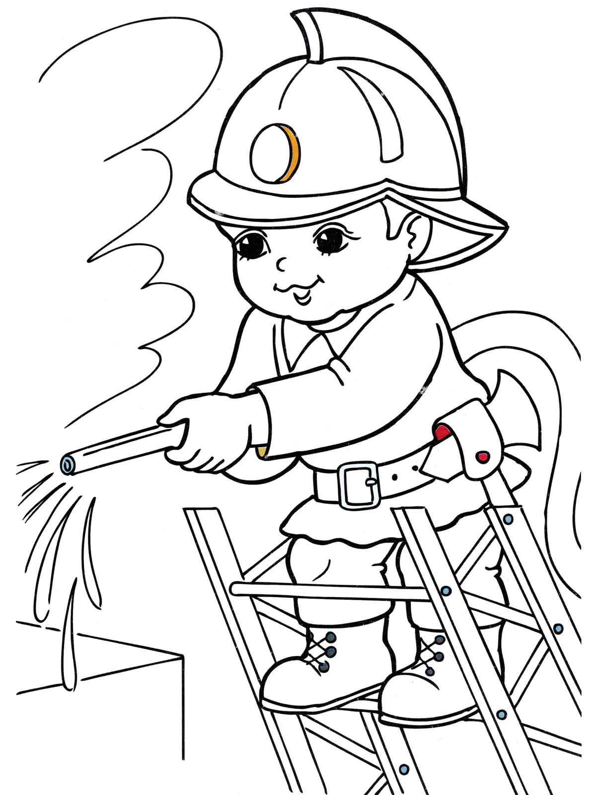 60 Printable Fireman Coloring Pages 6