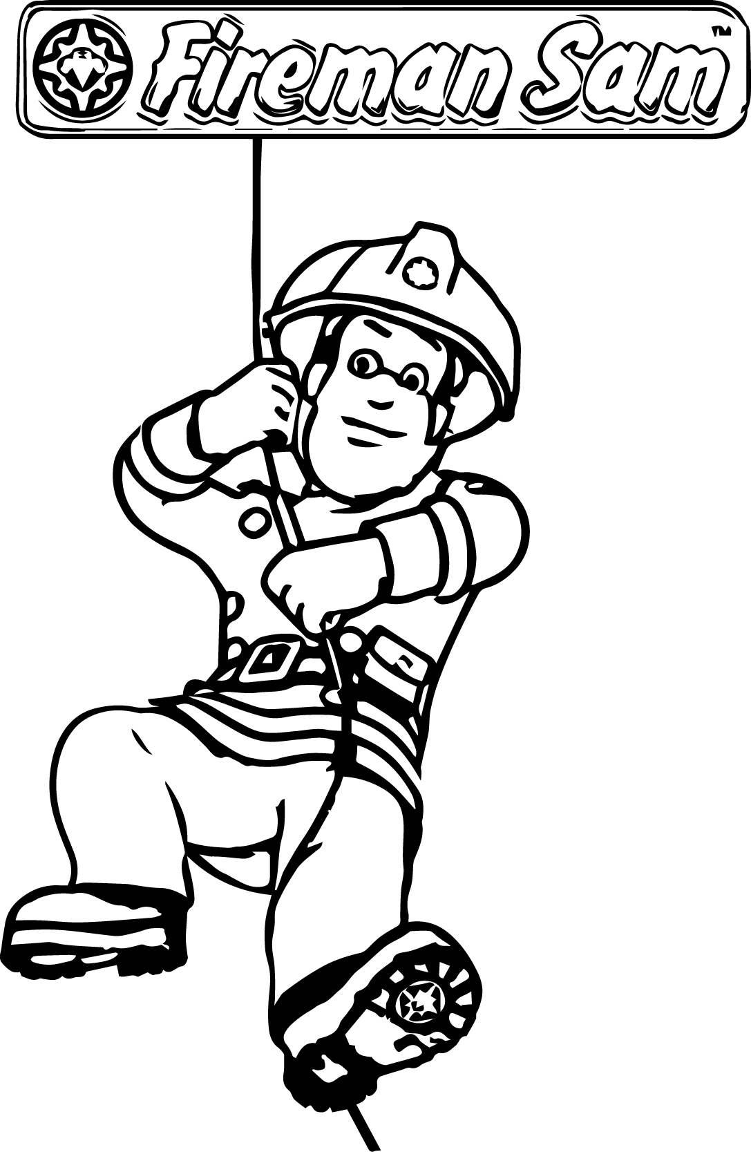 60 Printable Fireman Coloring Pages 7