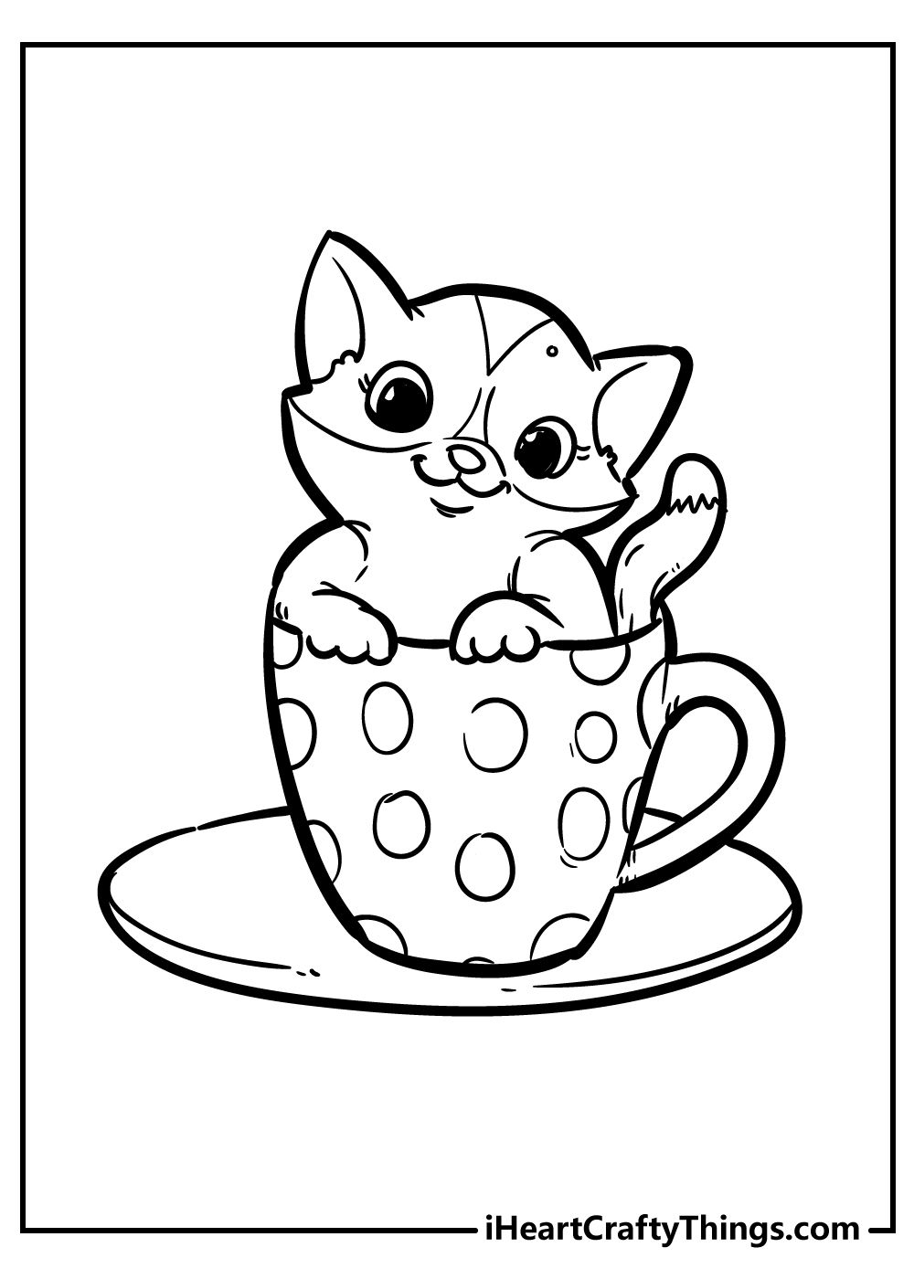 60 Printable Kitty Cat Coloring Pages 31