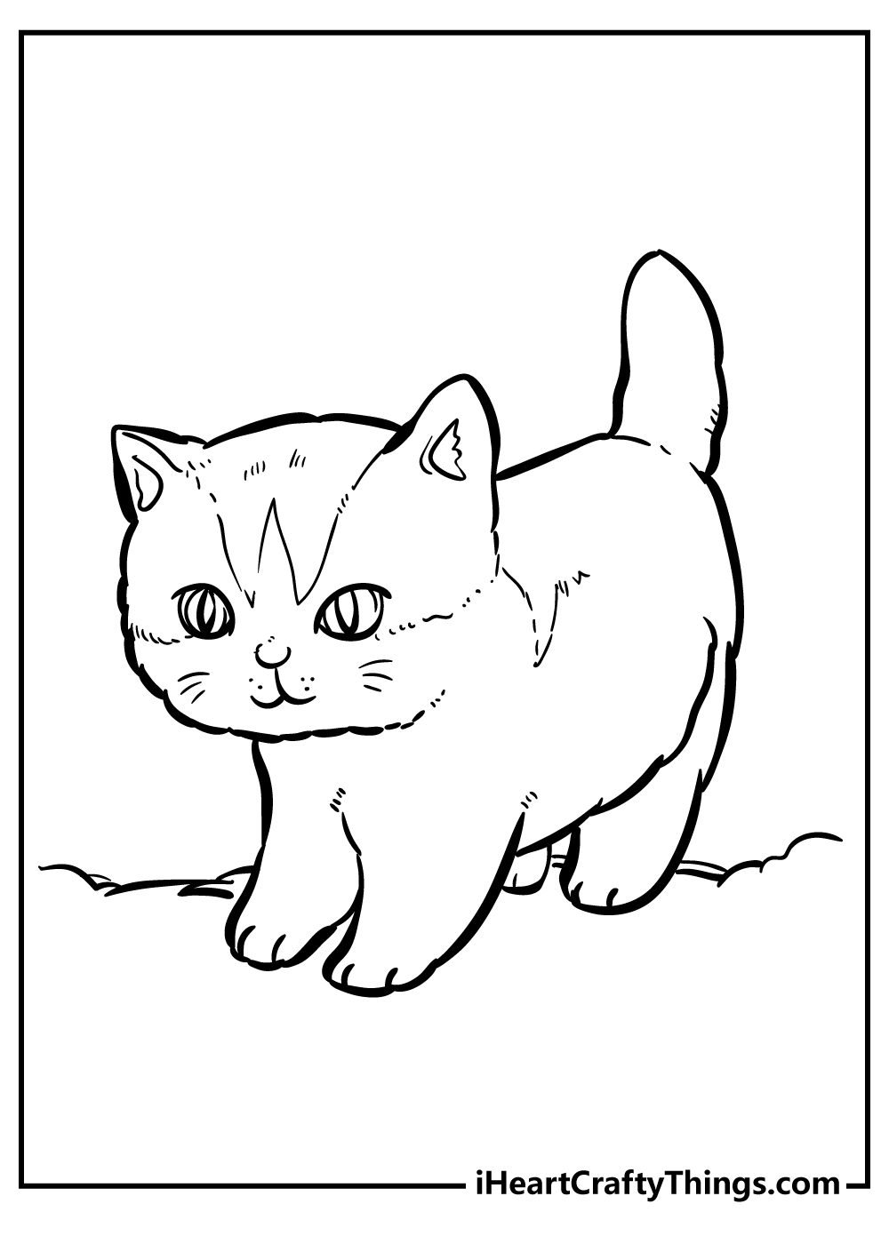 60 Printable Kitty Cat Coloring Pages 39