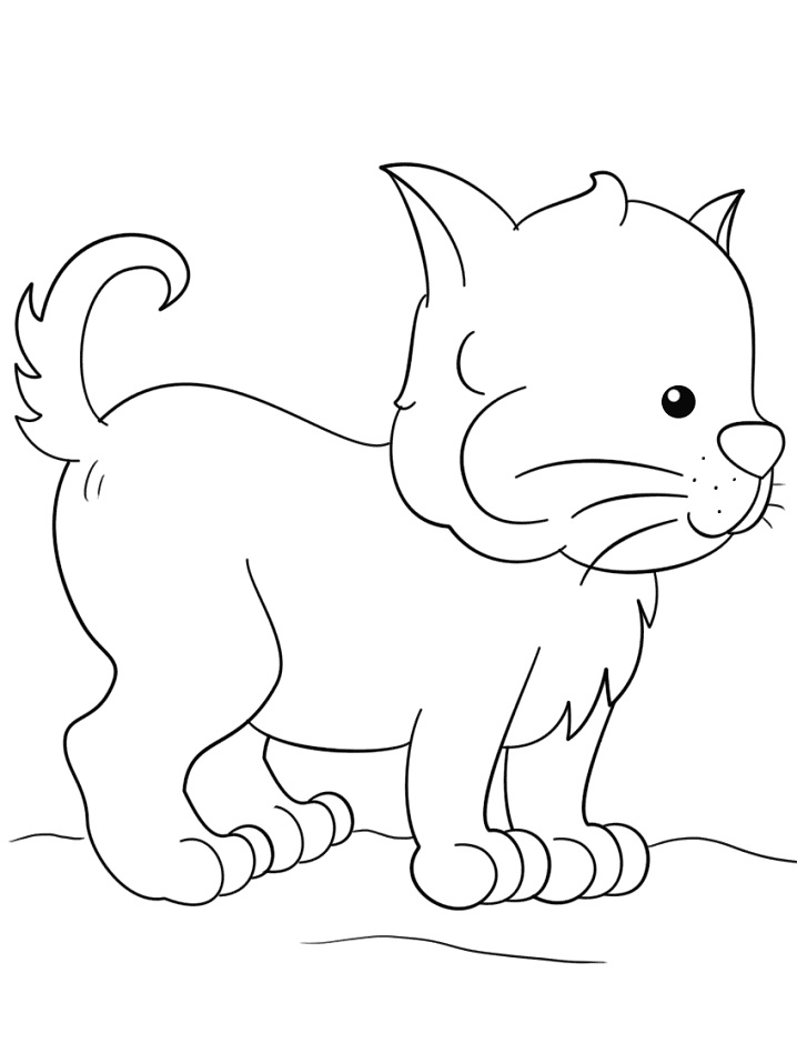 60 Printable Kitty Cat Coloring Pages 40