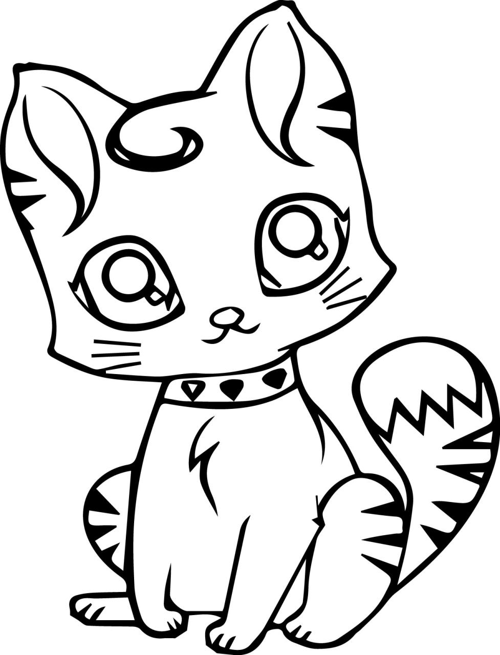 60 Printable Kitty Cat Coloring Pages 43