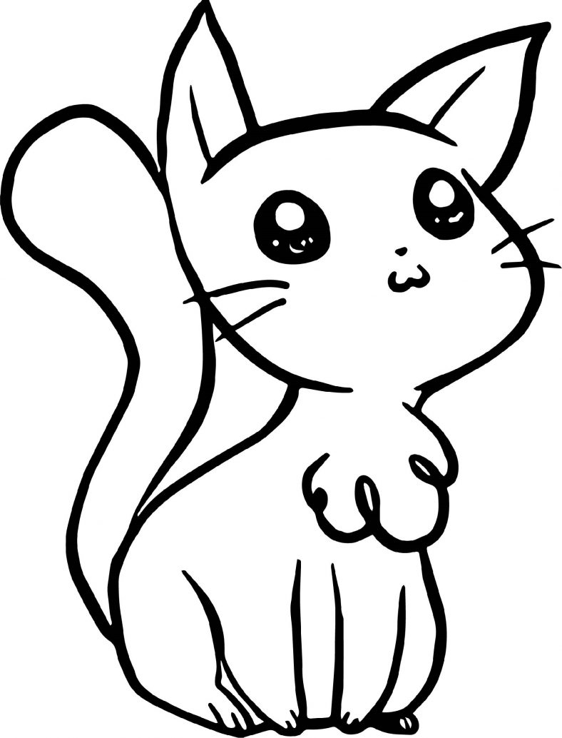 60 Printable Kitty Cat Coloring Pages 49