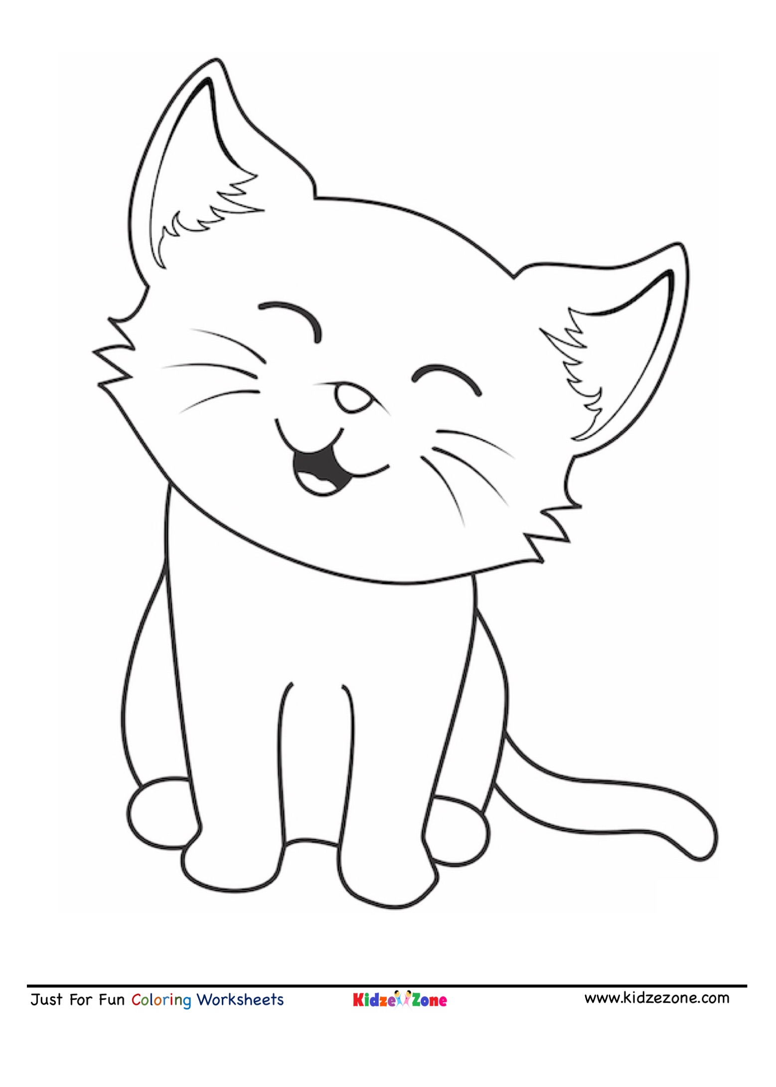 60 Printable Kitty Cat Coloring Pages 51