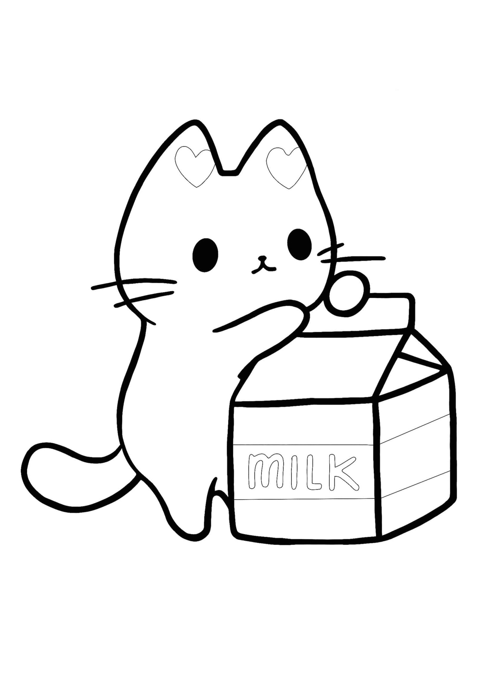 60 Printable Kitty Cat Coloring Pages 52