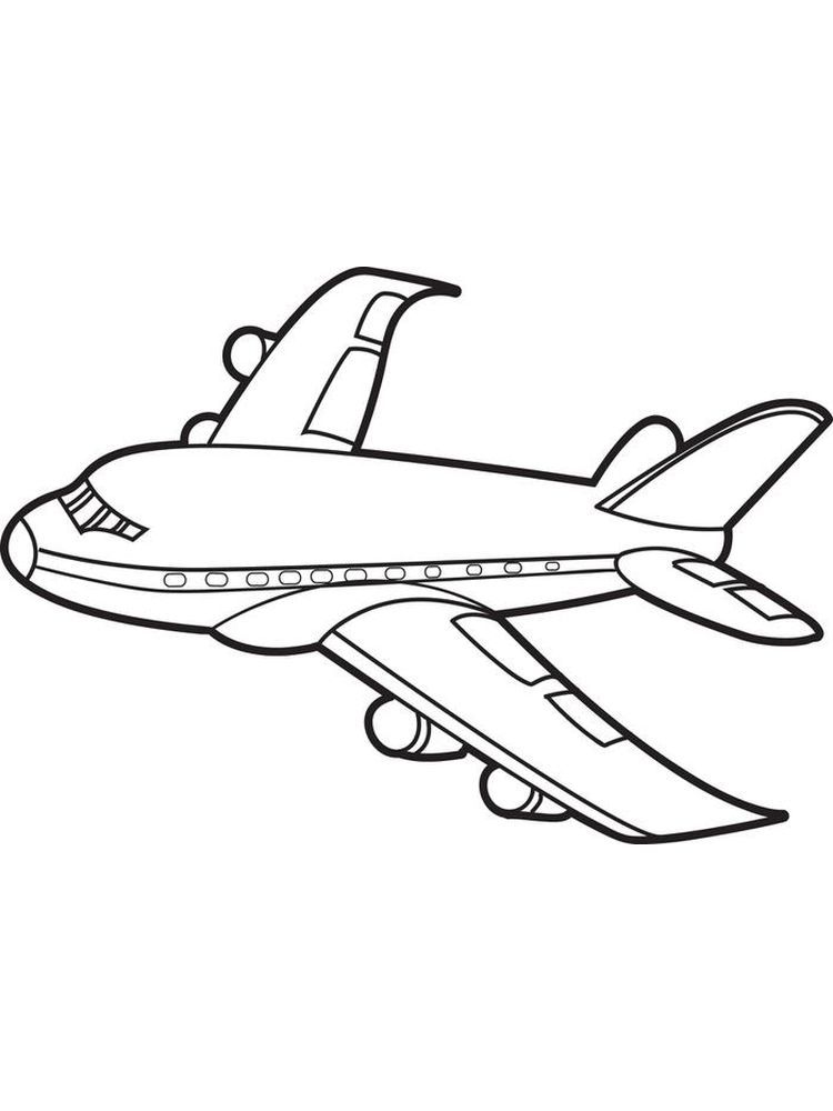 60 Printable Plane Coloring Pages 36