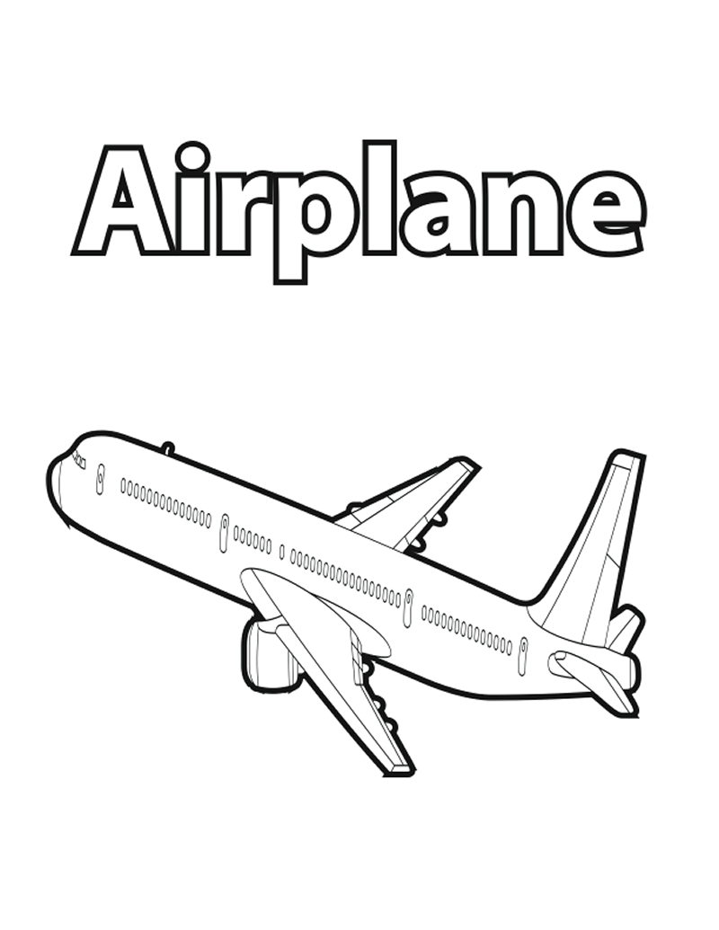 60 Printable Plane Coloring Pages 51