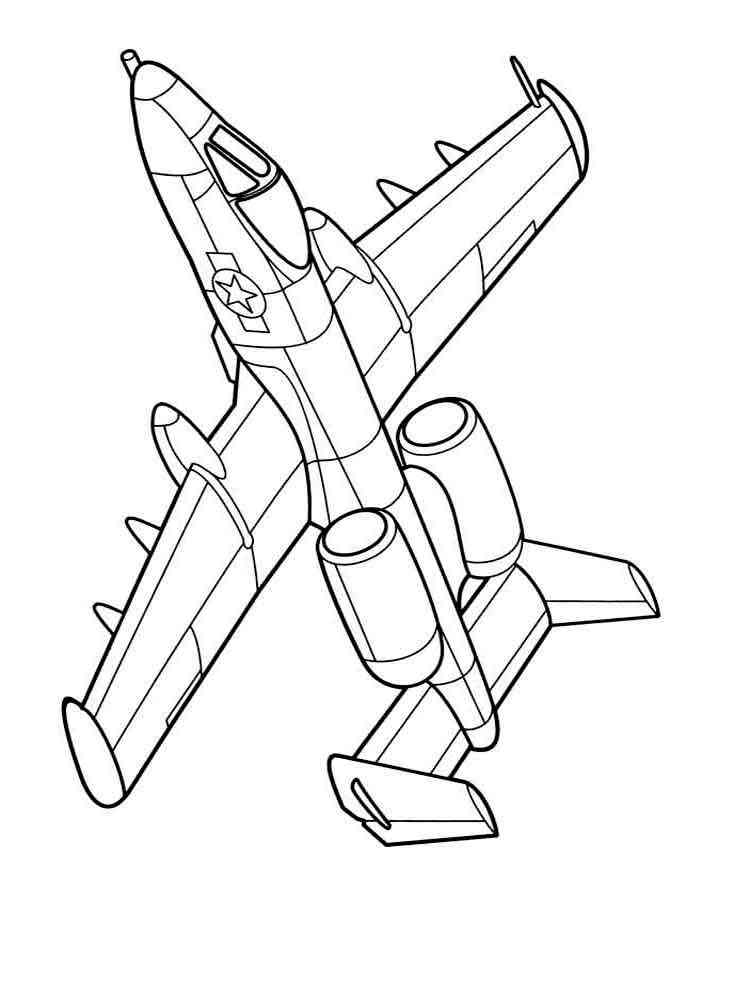 60 Printable Plane Coloring Pages 53