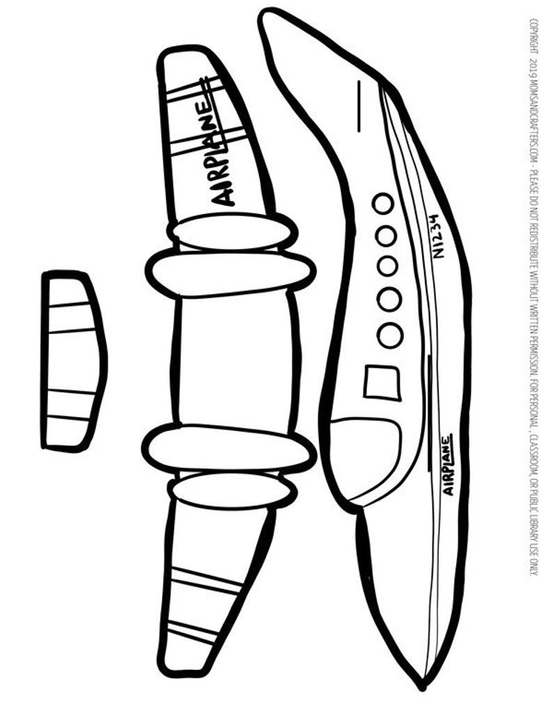 60 Printable Plane Coloring Pages 54