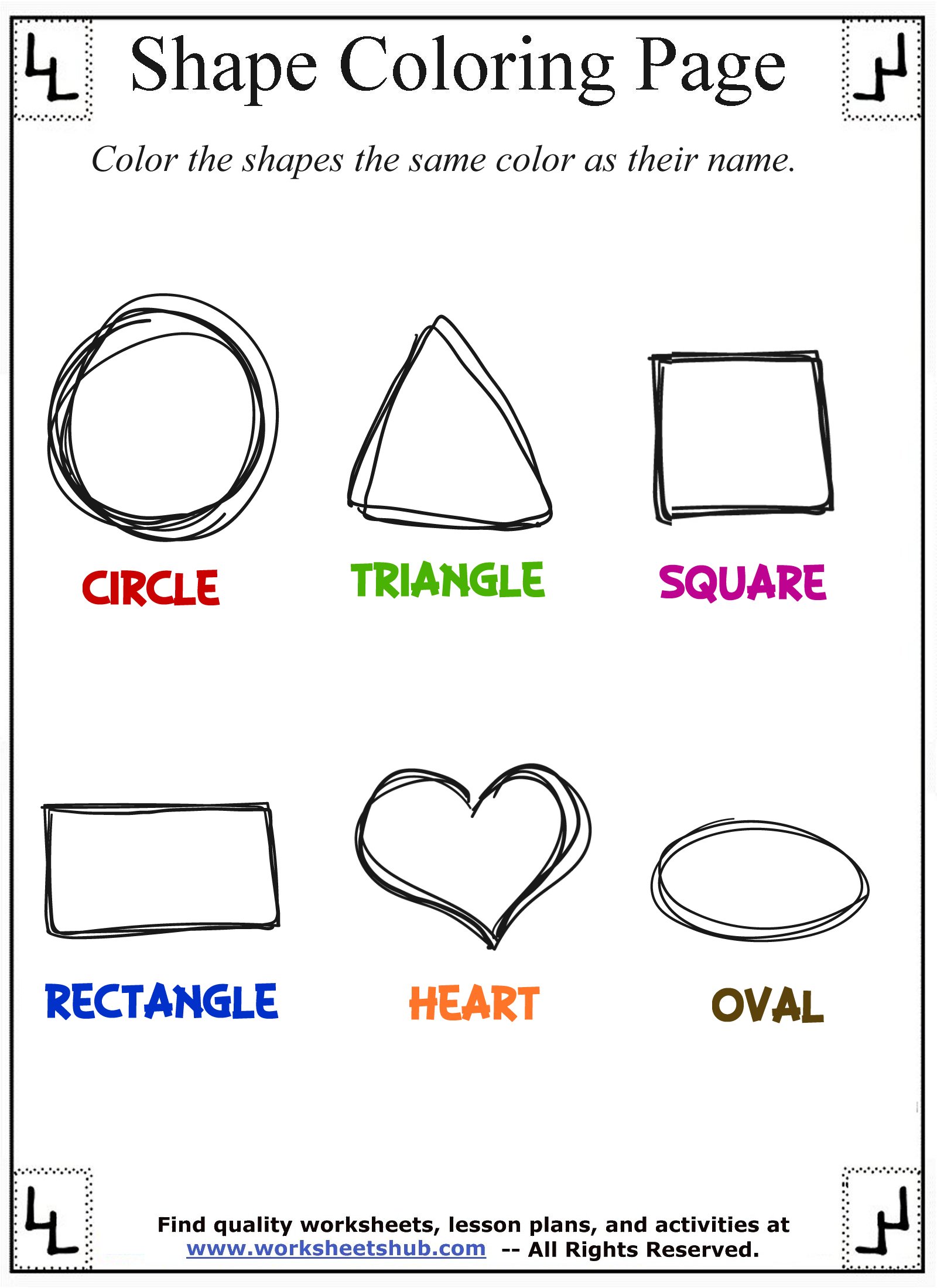 60 Printable Shape Coloring Pages 31