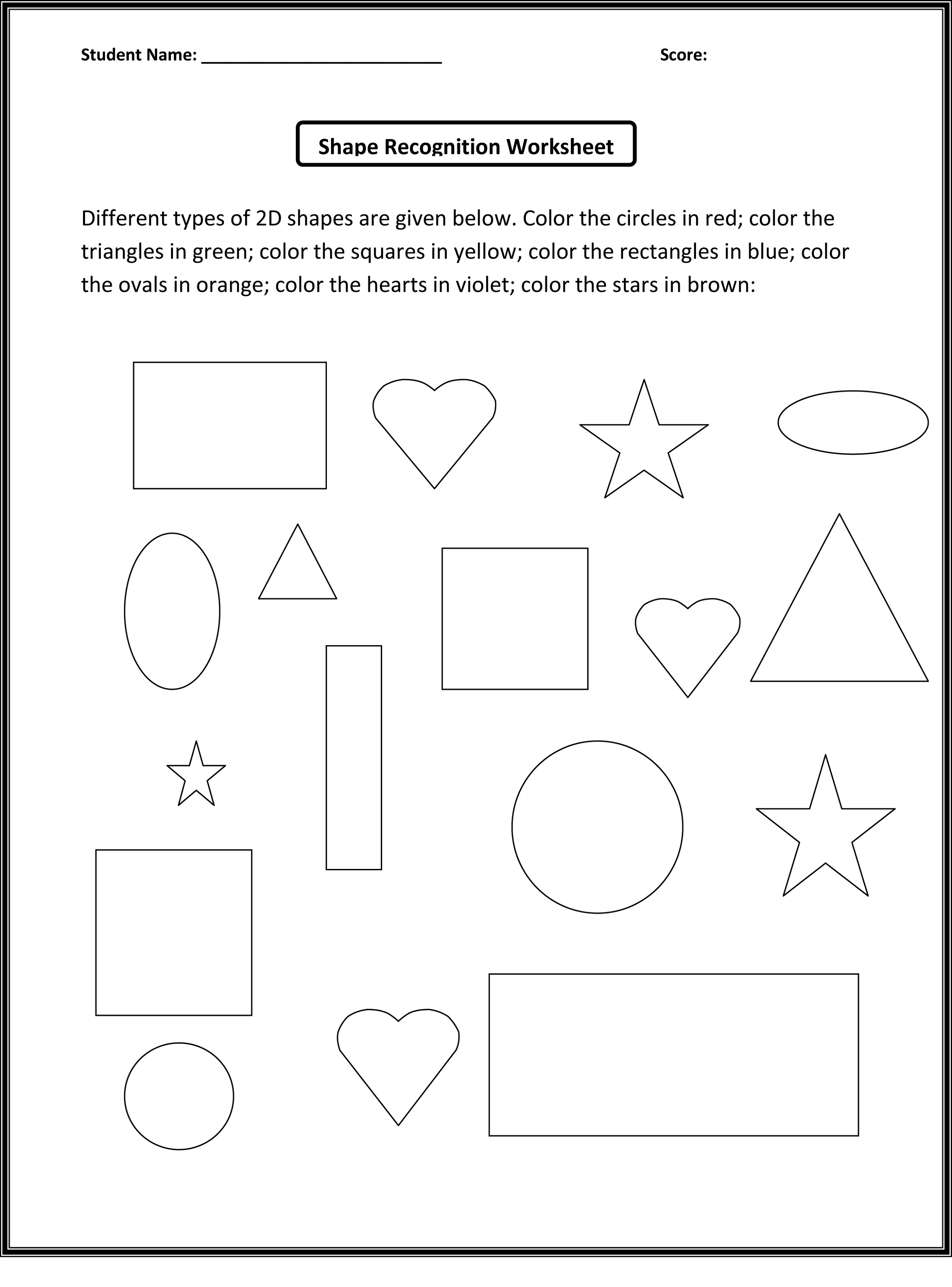 60 Printable Shape Coloring Pages 33