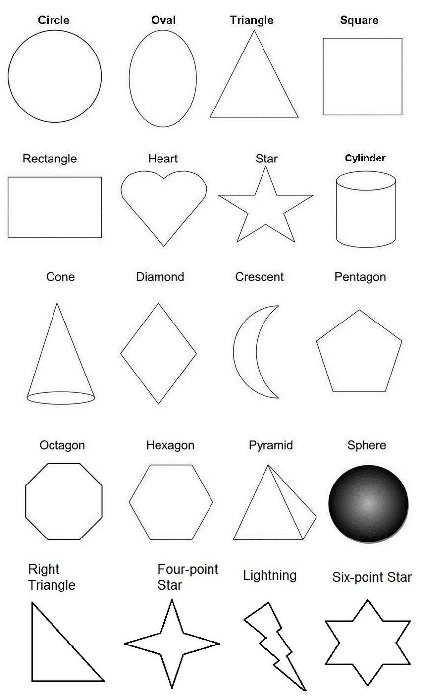 60 Printable Shape Coloring Pages 36