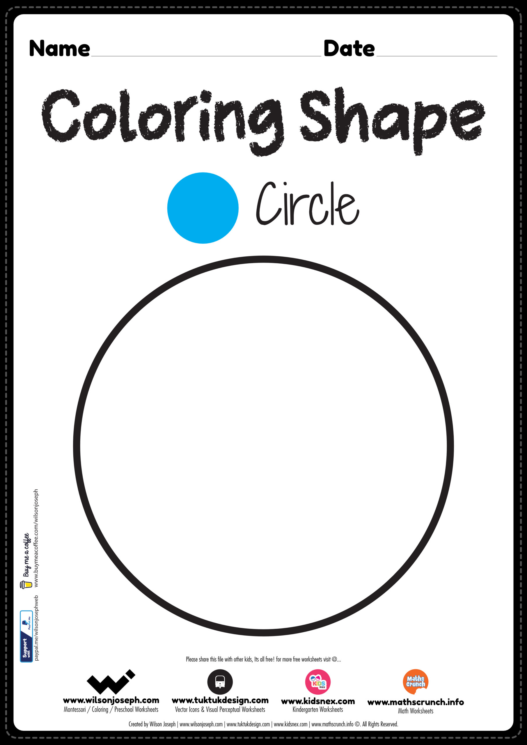 60 Printable Shape Coloring Pages 40