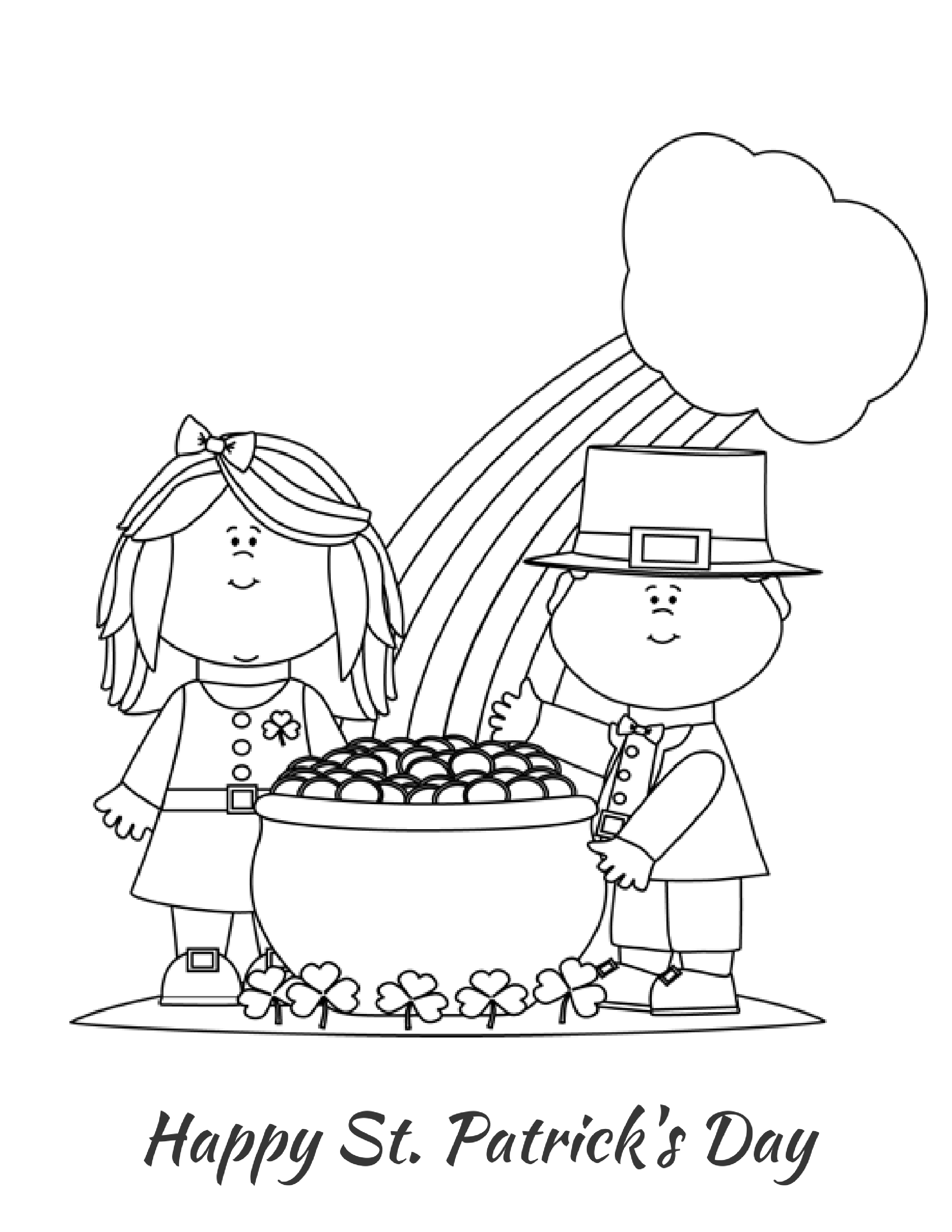 60 Printable St Patrick’S Day Coloring Sheets 15