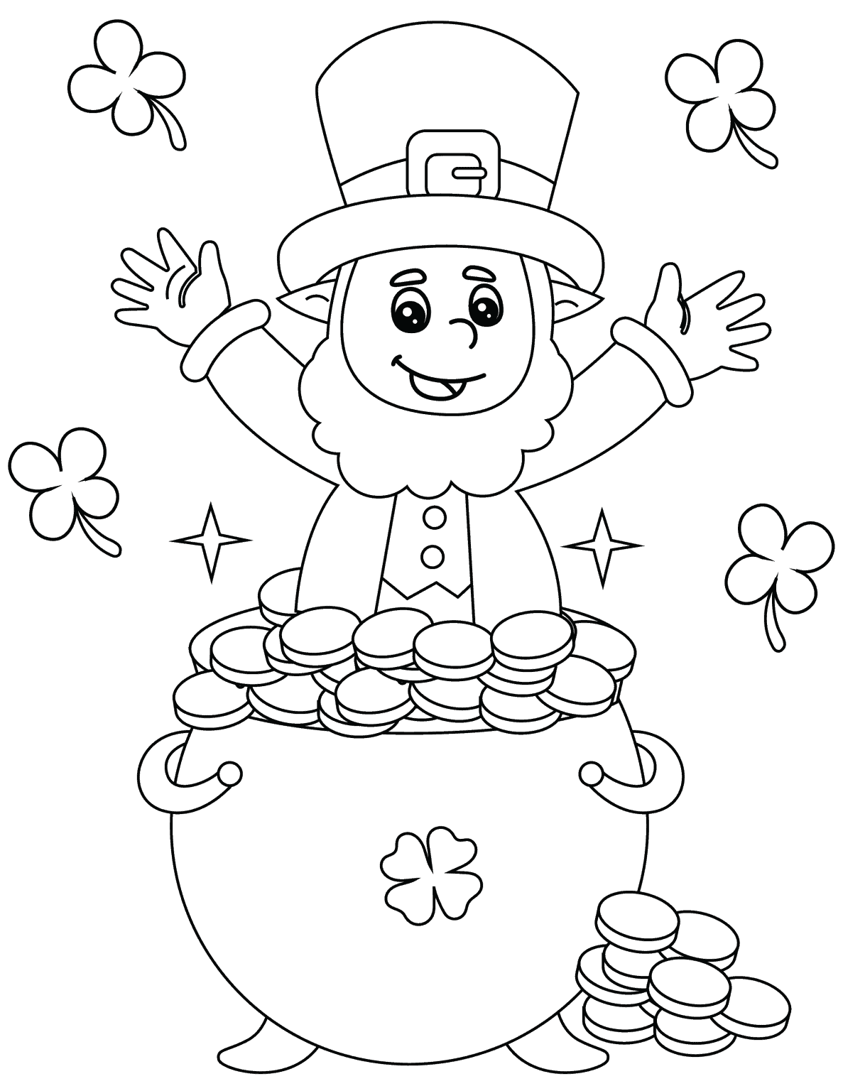 60 Printable St Patrick’S Day Coloring Sheets 19