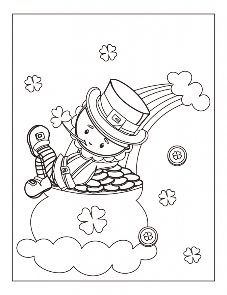 60 Printable St Patrick’S Day Coloring Sheets 21