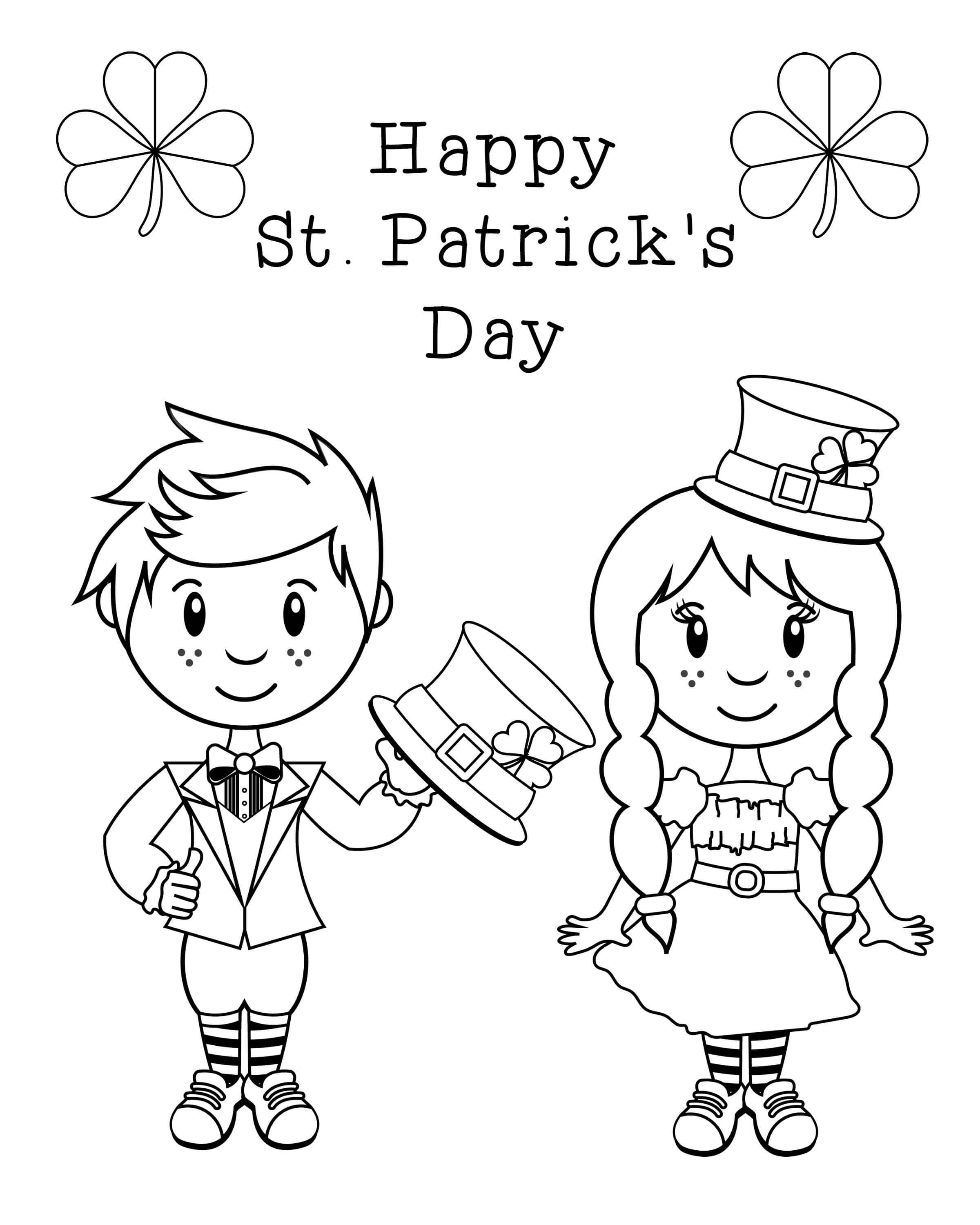 60 Printable St Patrick’S Day Coloring Sheets 30