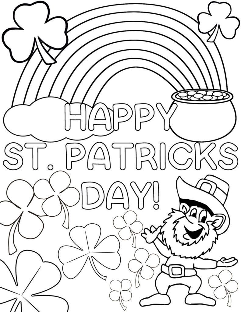 60 Printable St Patrick’S Day Coloring Sheets 34