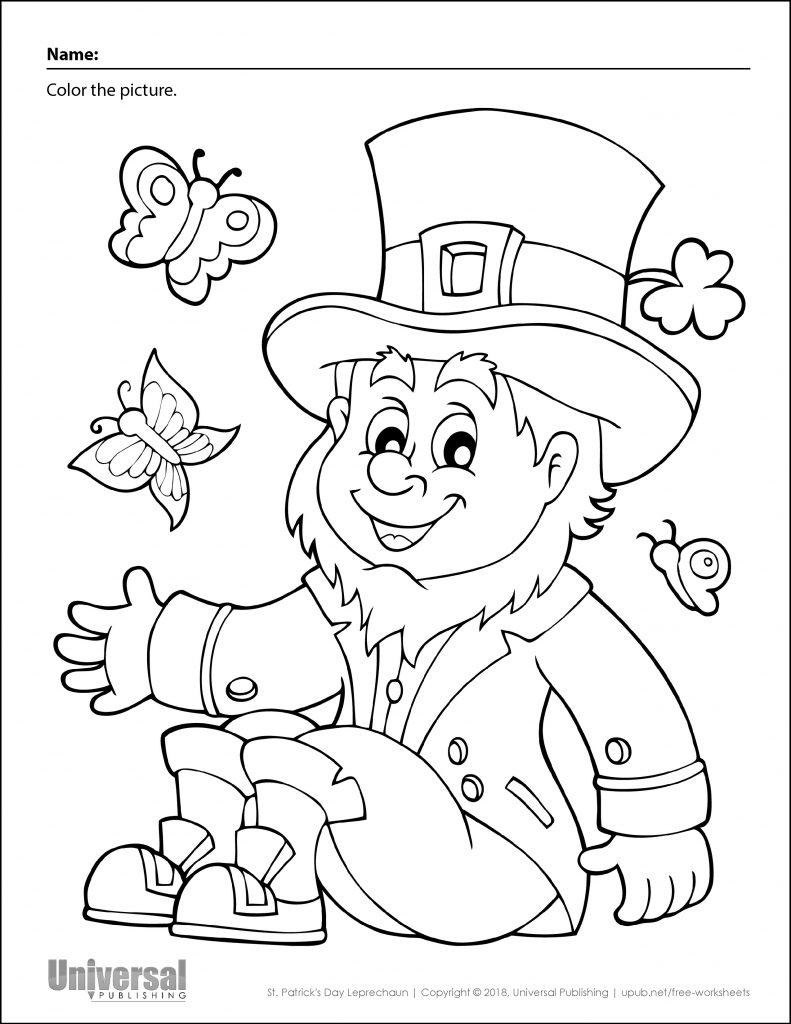 60 Printable St Patrick’S Day Coloring Sheets 35