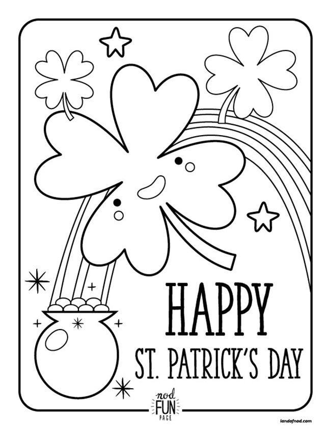 60 Printable St Patrick’S Day Coloring Sheets 39