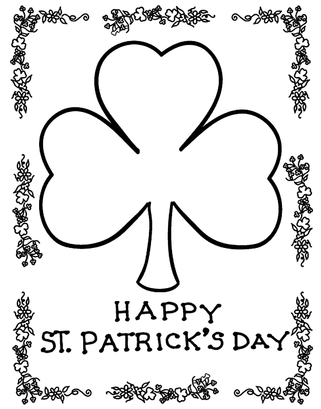 60 Printable St Patrick’S Day Coloring Sheets 40