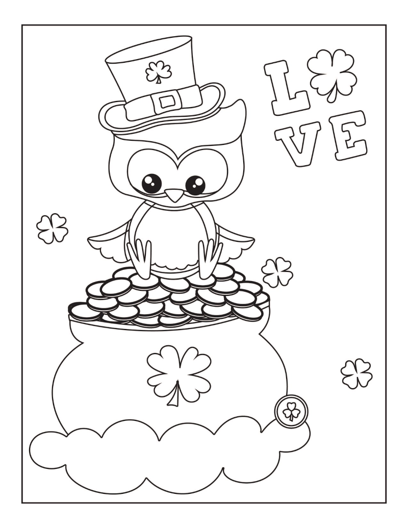 60 Printable St Patrick’S Day Coloring Sheets 41