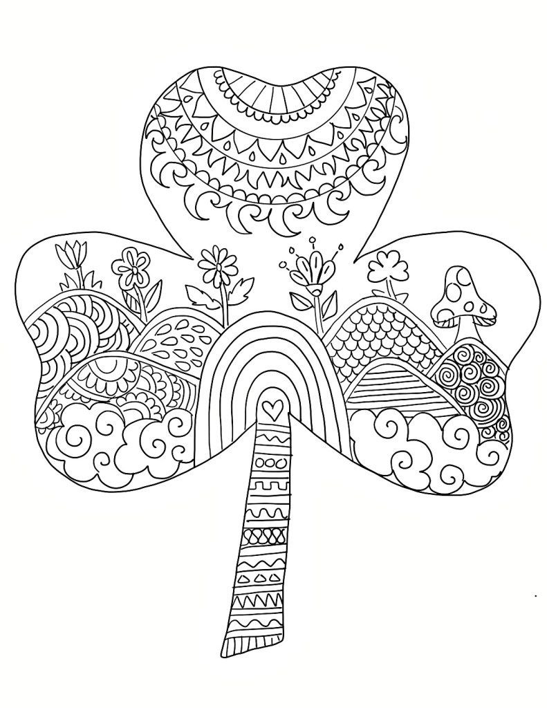 60 Printable St Patrick’S Day Coloring Sheets 59