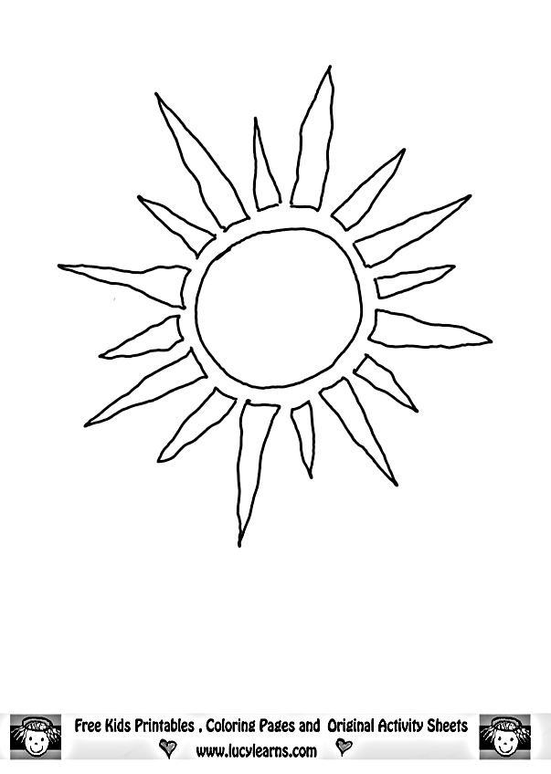 60 Printable Sun Coloring Pages 33