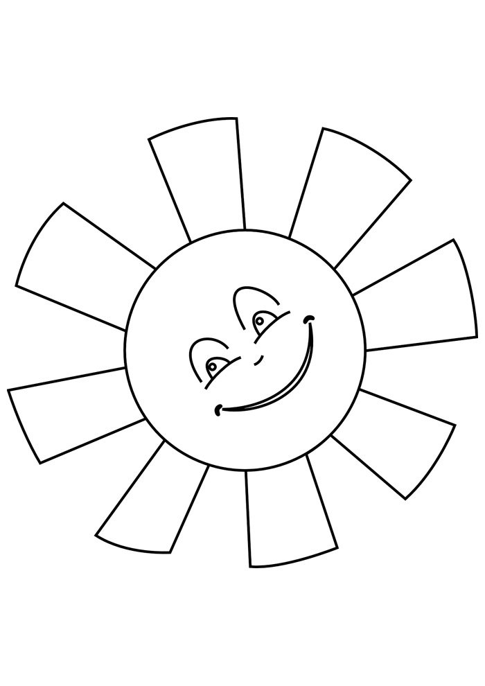 60 Printable Sun Coloring Pages 46