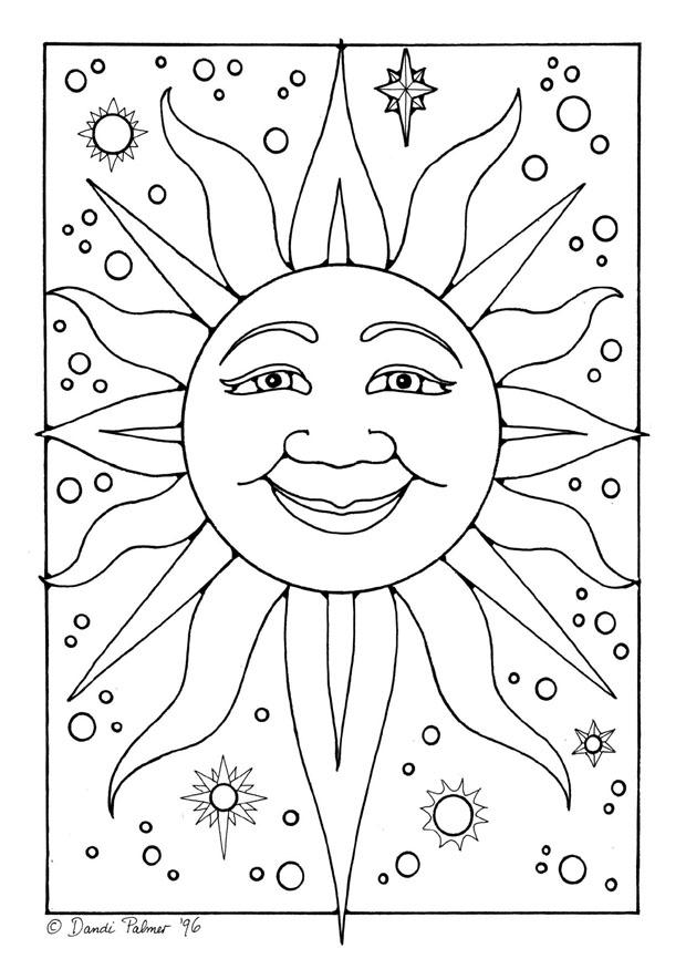 60 Printable Sun Coloring Pages 6