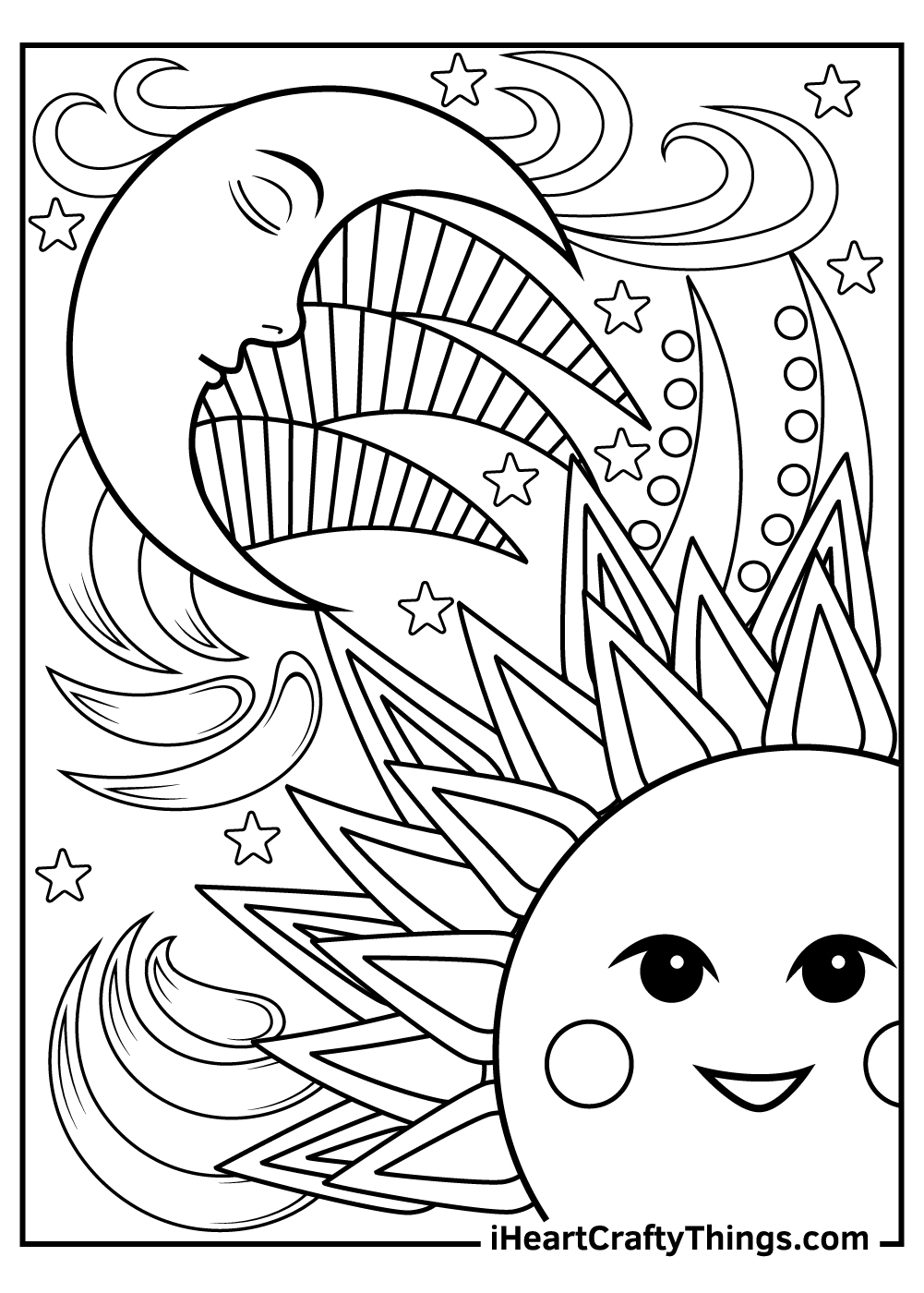 60 Printable Sun Coloring Pages 60