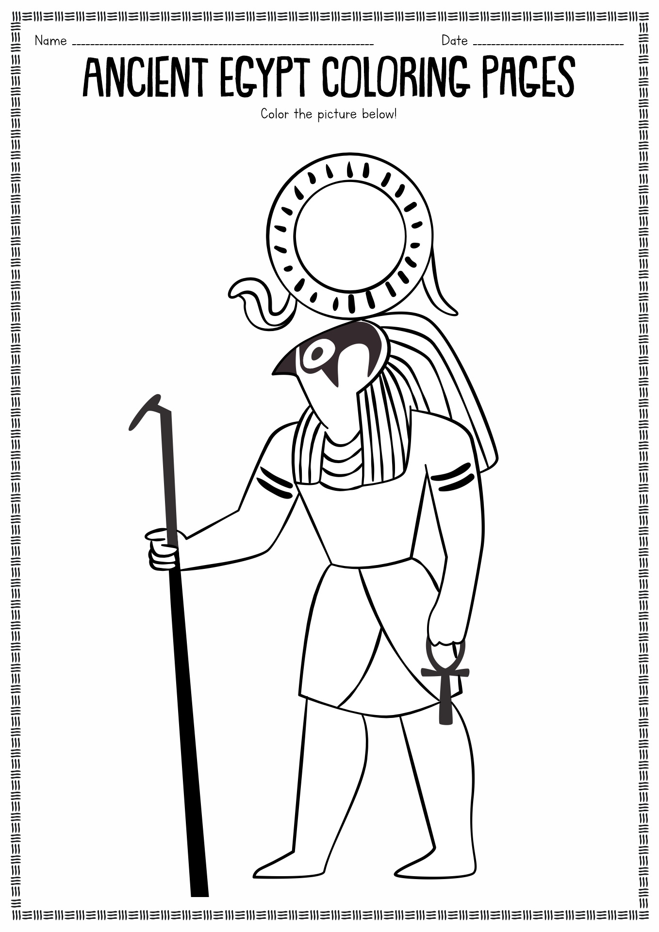 Get 85 Ancient Egypt Coloring Pages Ideas 60