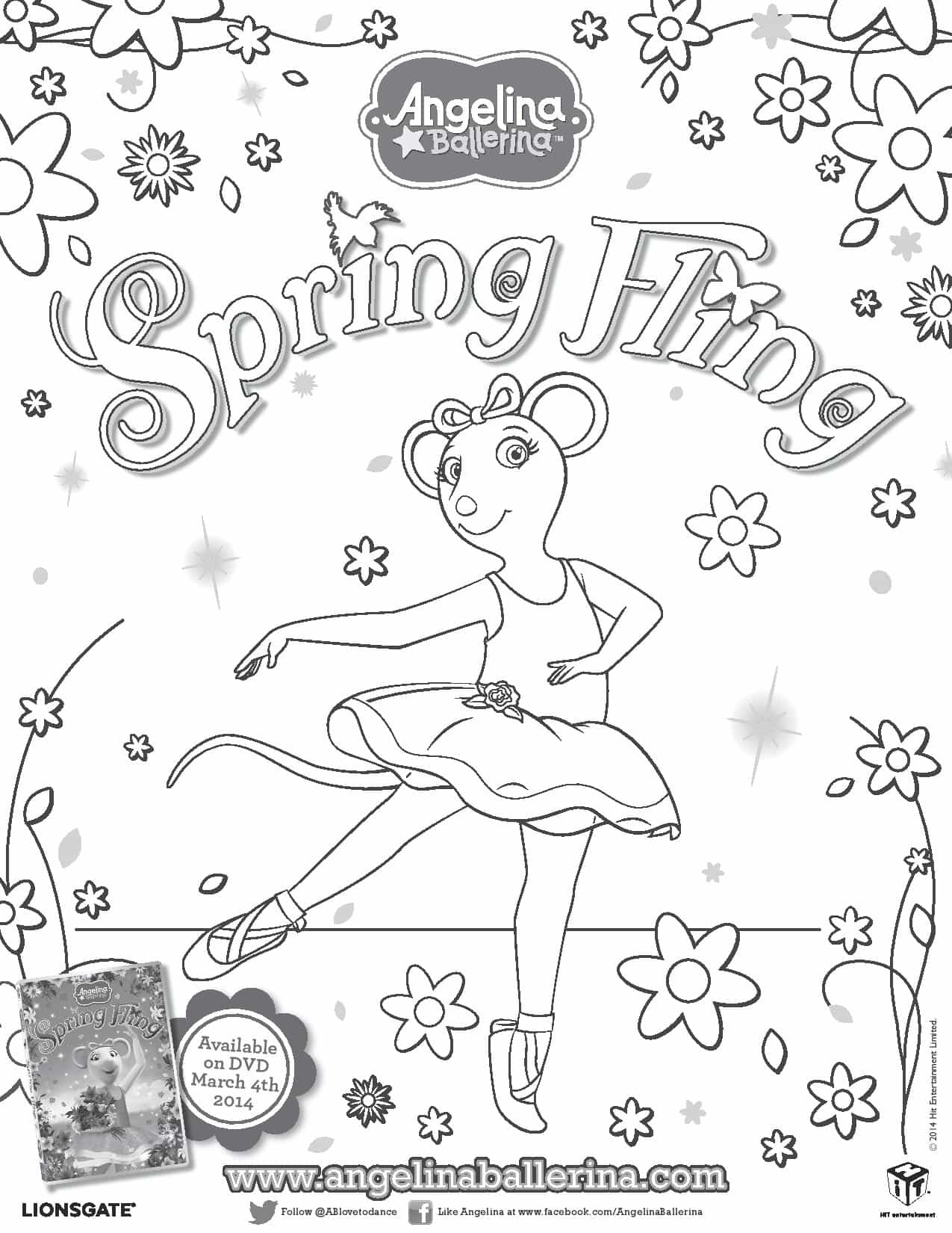 Get 85 Angelina Ballerina Coloring Pages Ideas 2