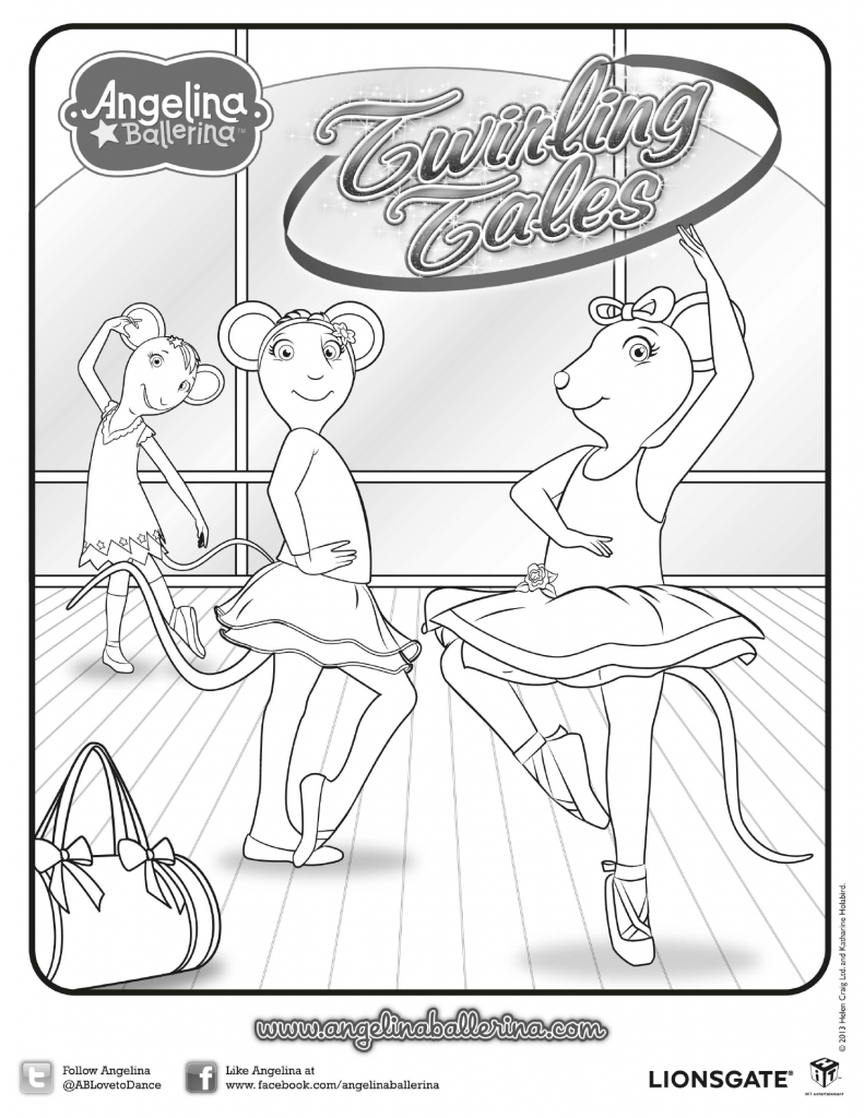 Get 85 Angelina Ballerina Coloring Pages Ideas 30