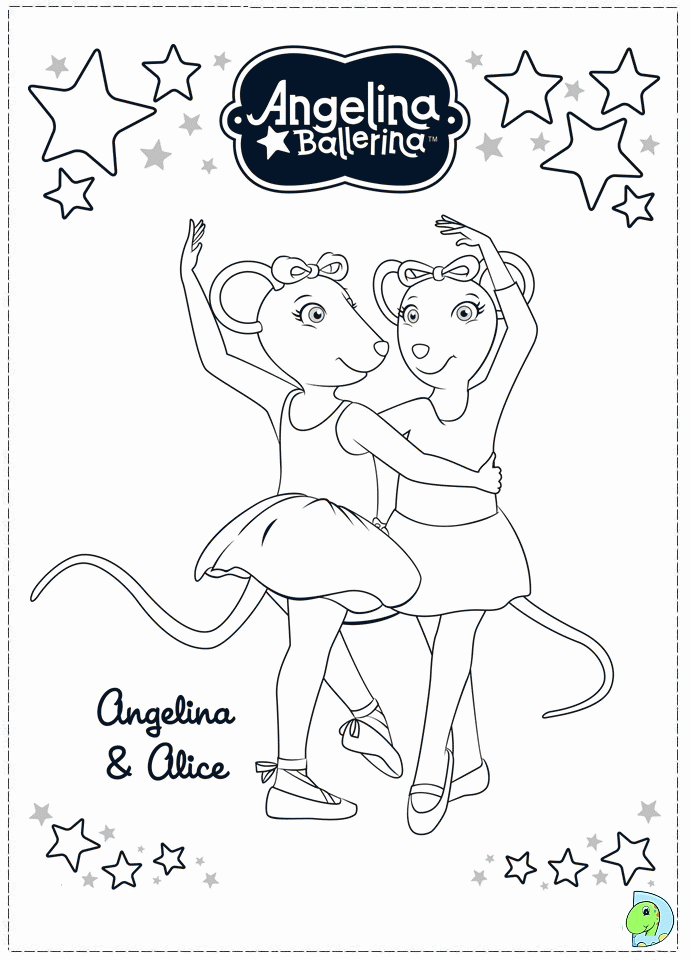 Get 85 Angelina Ballerina Coloring Pages Ideas 32