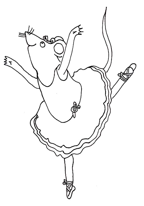 Get 85 Angelina Ballerina Coloring Pages Ideas 34