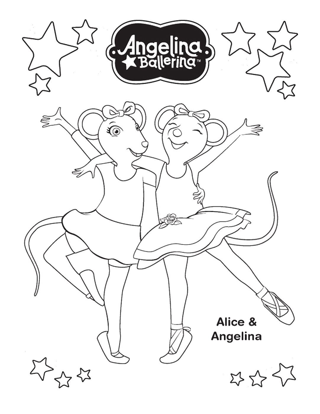 Get 85 Angelina Ballerina Coloring Pages Ideas 35