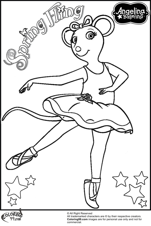 Get 85 Angelina Ballerina Coloring Pages Ideas 5