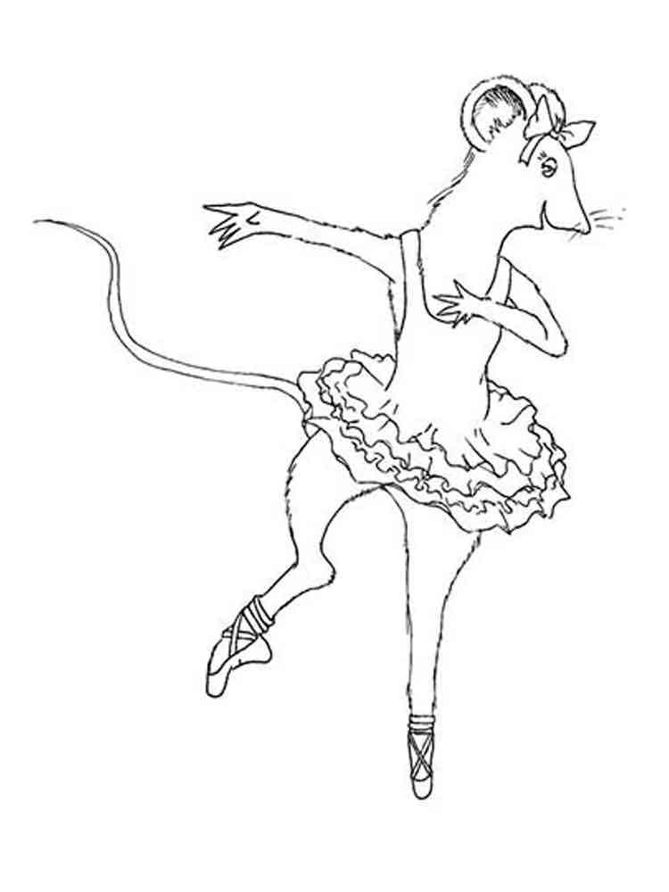 Get 85 Angelina Ballerina Coloring Pages Ideas 7