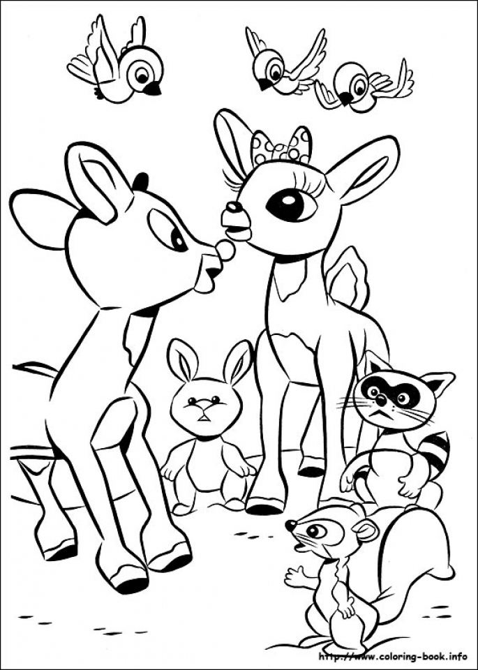 Get 85 Christmas Coloring Pages Rudolph Ideas 53