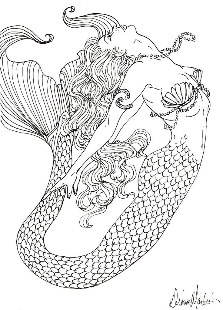 Get 85 Printable Coloring Pictures Of Mermaids Ideas 31