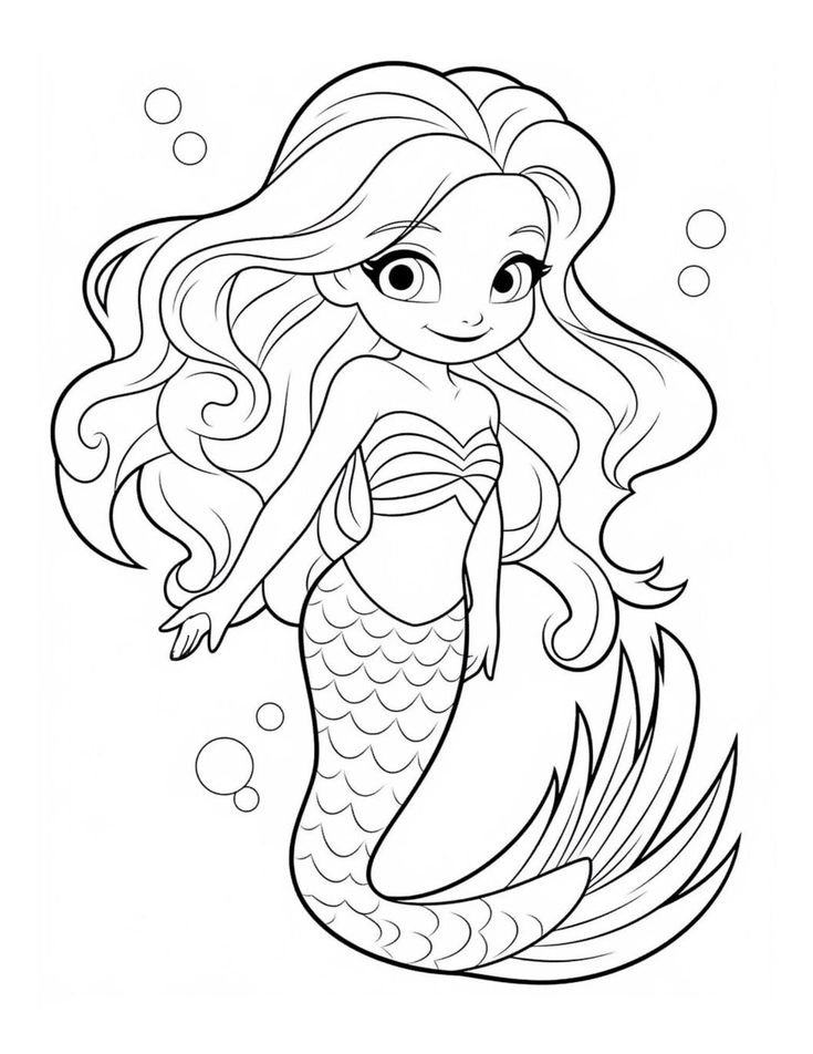 Get 85 Printable Coloring Pictures Of Mermaids Ideas 33