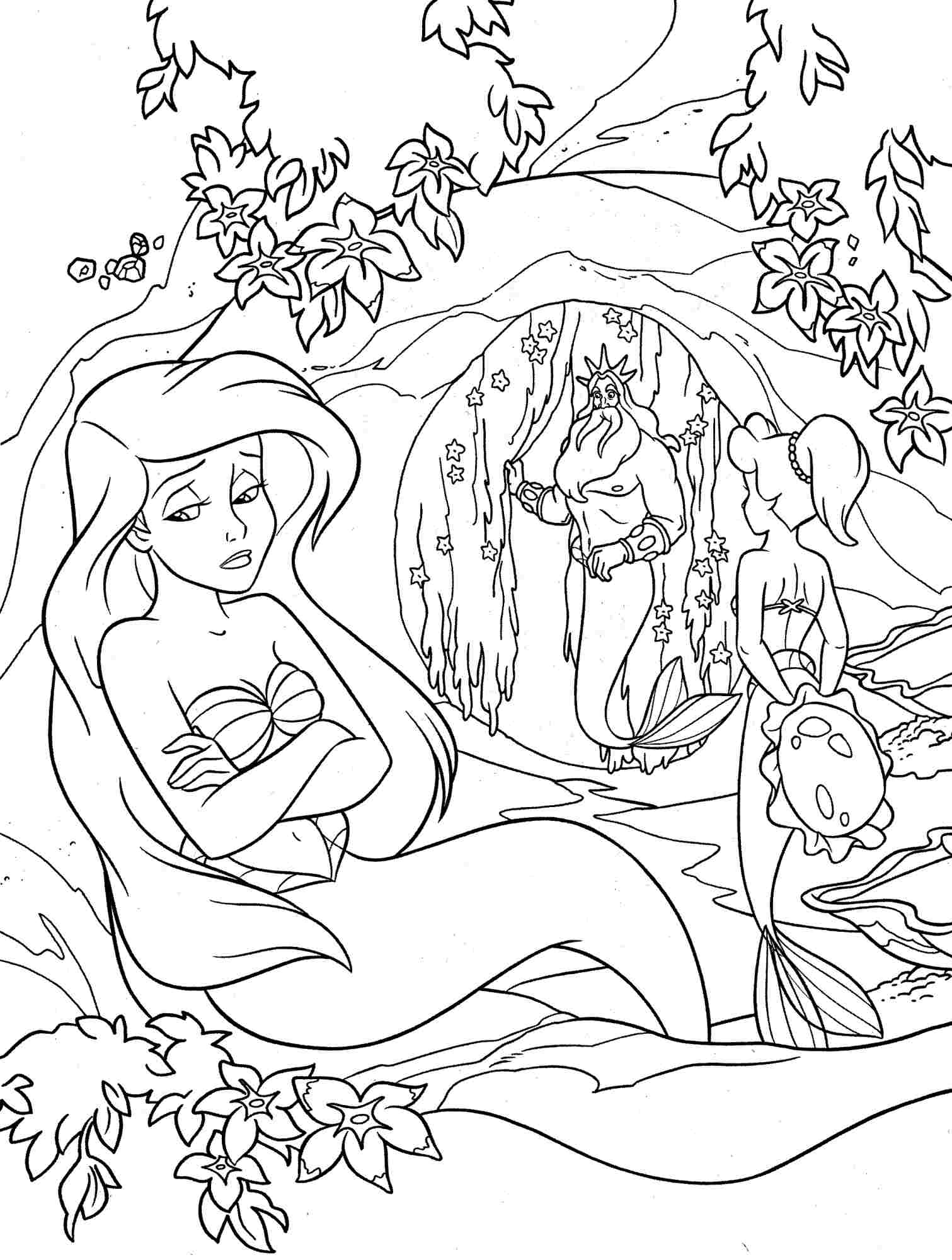 Get 85 Printable Coloring Pictures Of Mermaids Ideas 34