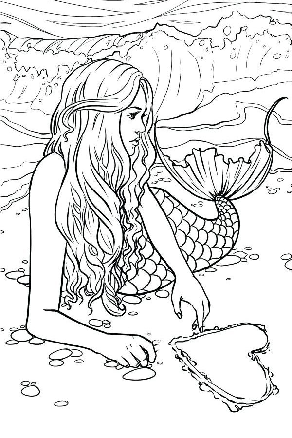 Get 85 Printable Coloring Pictures Of Mermaids Ideas 41