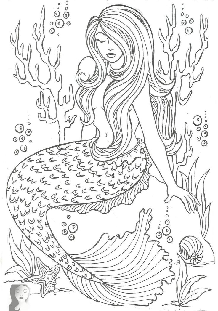 Get 85 Printable Coloring Pictures Of Mermaids Ideas 63